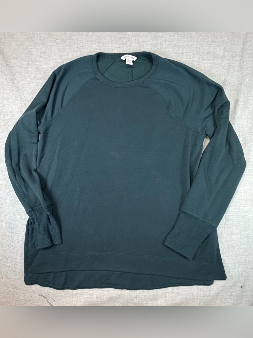 Athleta Woman Long-Sleeve Crew sweatshirt - Deep Teal